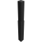 Genbrugsmateriale-stolpe | firkantet stolpe 140 x 140 mm | Pullerter uden fr�set rille og reflekser Farve: sort